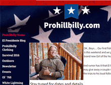 Tablet Screenshot of prohillbilly.com